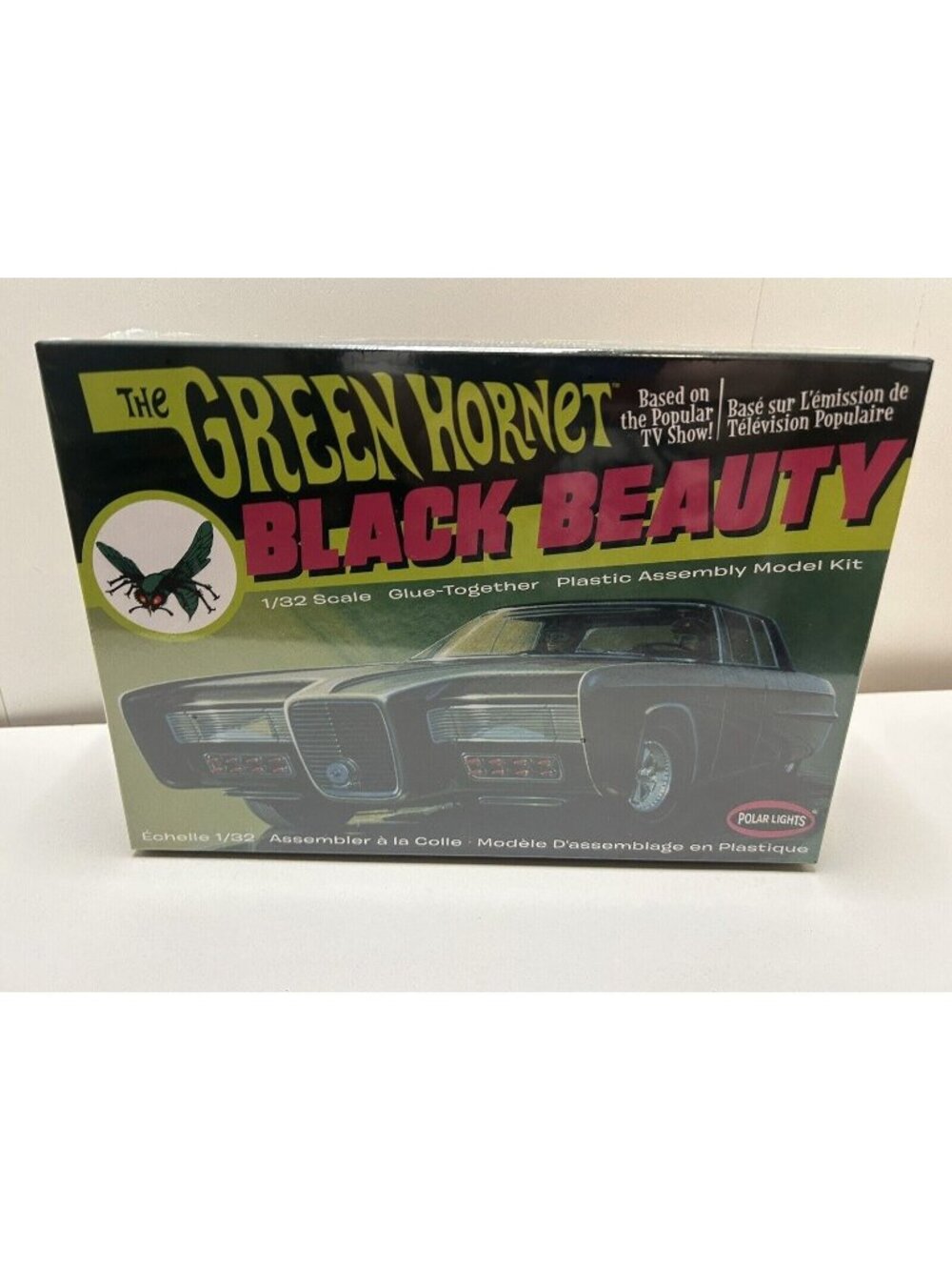 Green Hornet Black Beauty Plastic Assembly Glue-Together 1/32 Scale Model Kit